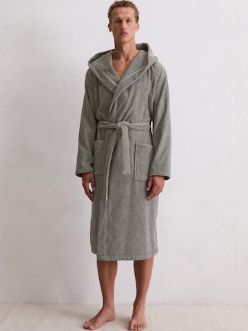 Marc O'Polo Bademantel 'Timeless' in Grau: Vorderseite