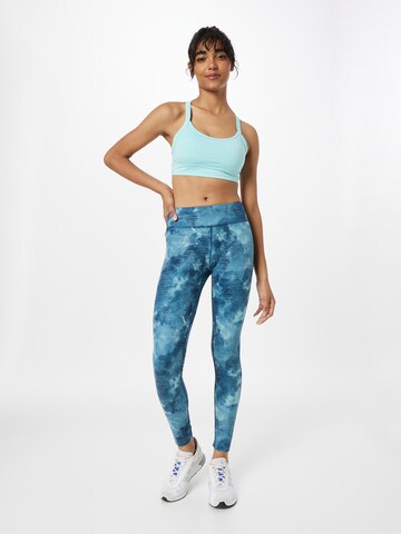 ODLO Skinny Workout Pants in Blue