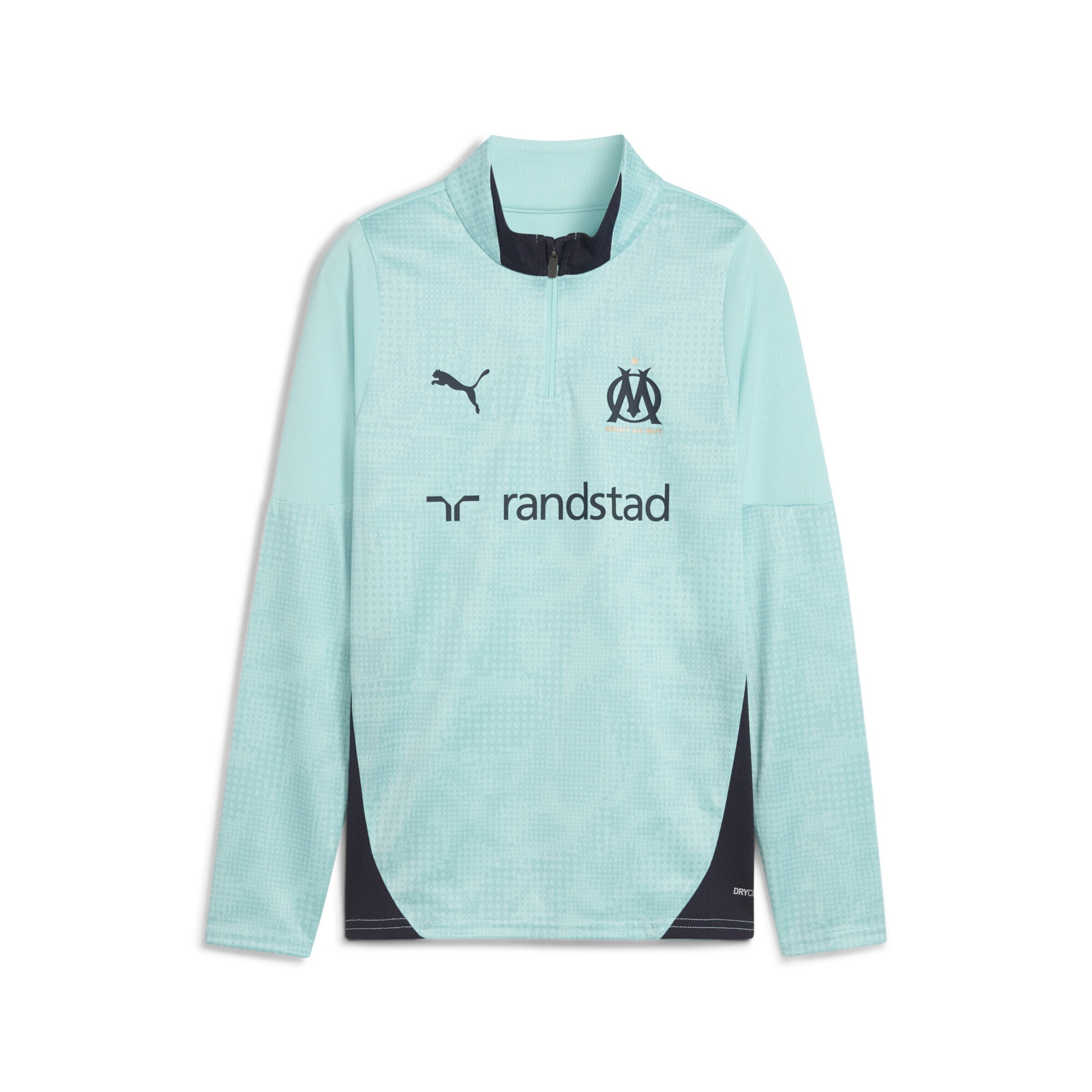 T-Shirt fonctionnel 'Olympique De Marseille' PUMA en bleu : devant