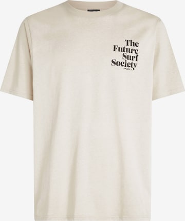 O'NEILL T-Shirt 'The Future Surf Society' in Beige: Vorderseite