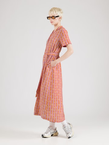 Brava Fabrics Skjortklänning 'Gummie' i orange: framsida