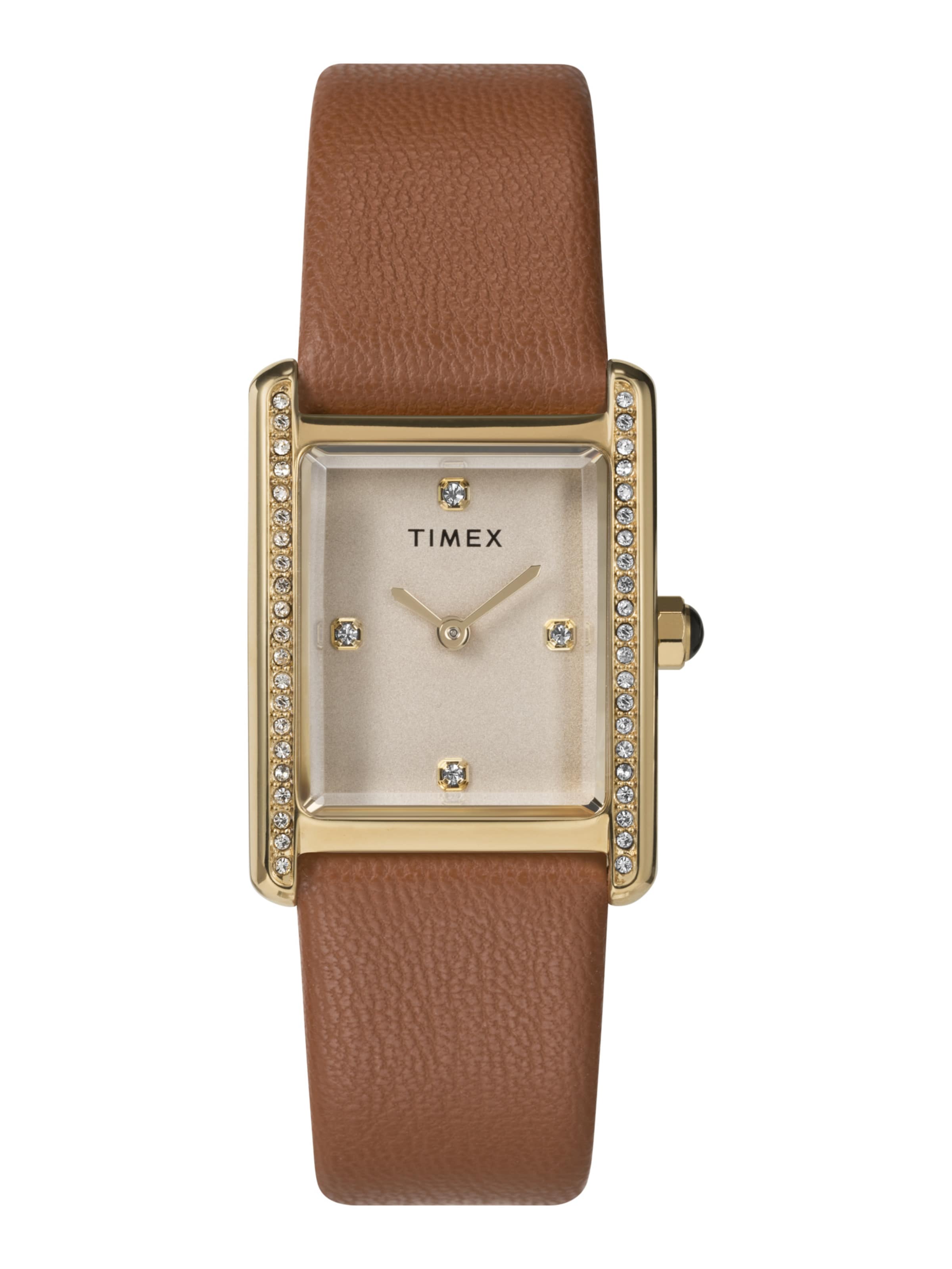 TIMEX Uhr 'Hailey' in Braun: Vorderseite