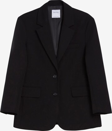 Bershka Blazer in Black: front