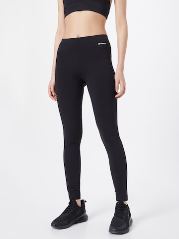 Champion Authentic Athletic Apparel Skinny Športne hlače | črna barva: sprednja stran