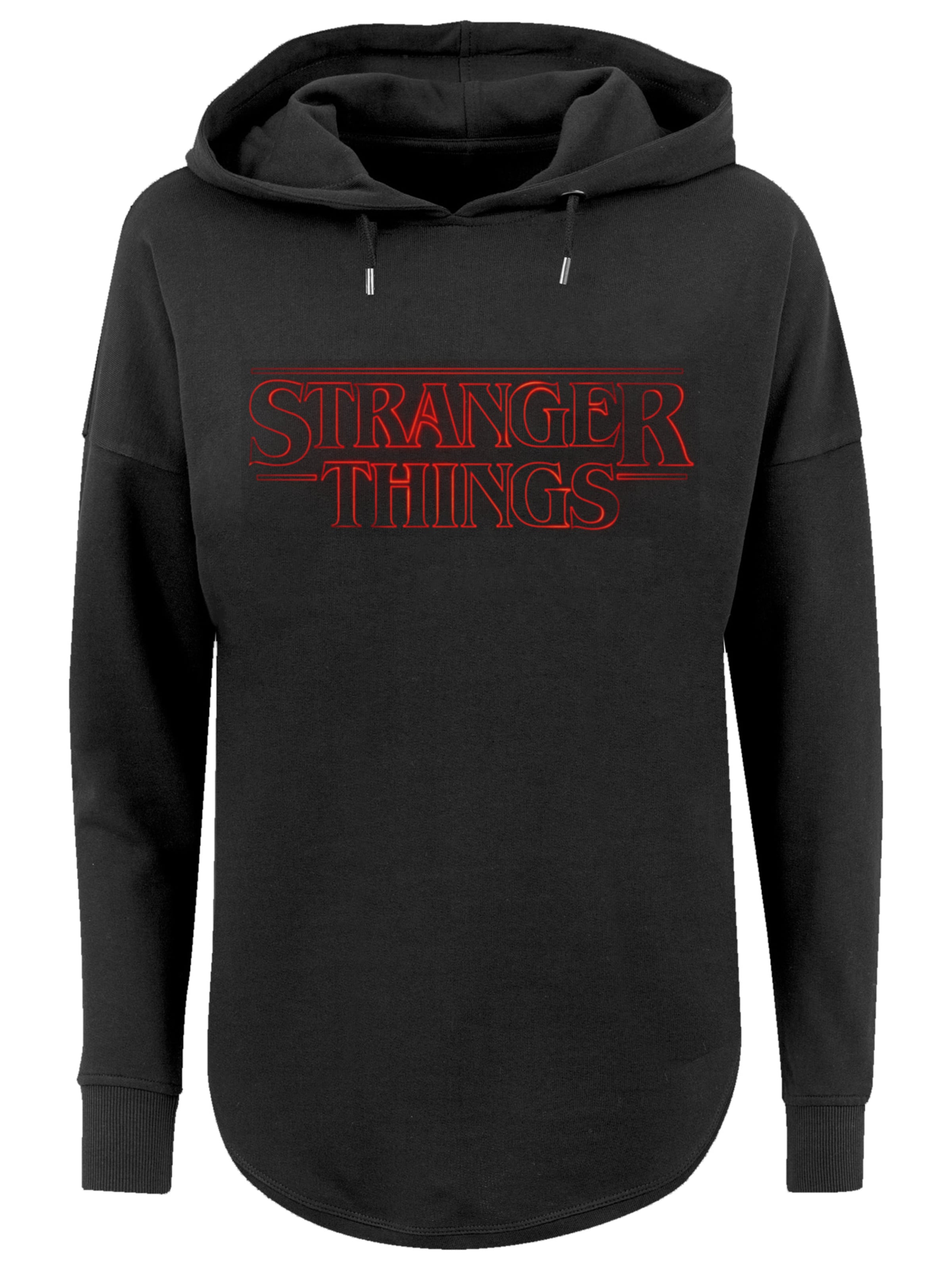 F4NT4STIC Sweatshirt 'Stranger Things Netflix TV Series' in Schwarz: Vorderseite