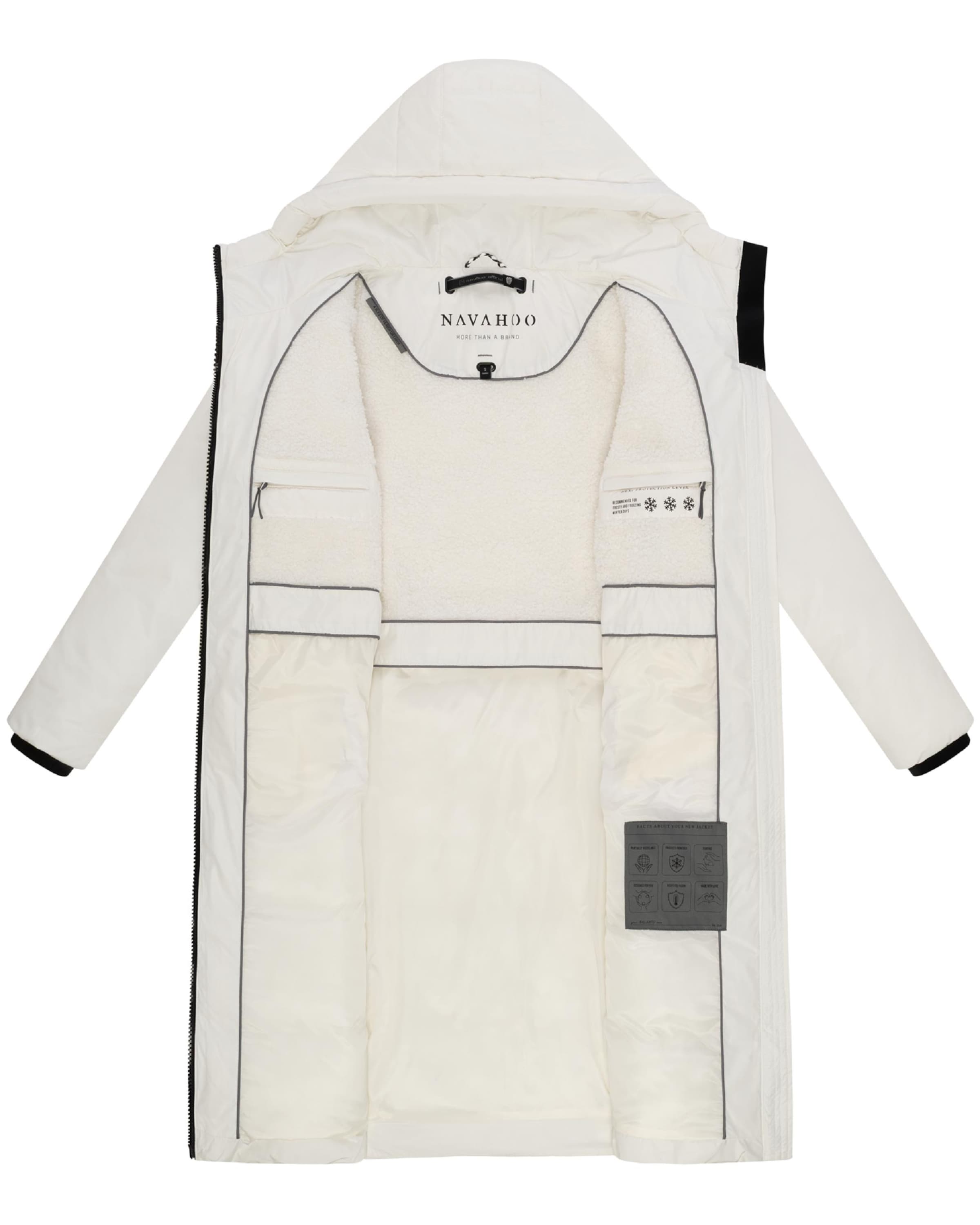 Manteau d’hiver 'Herbstnebel 14' NAVAHOO en blanc