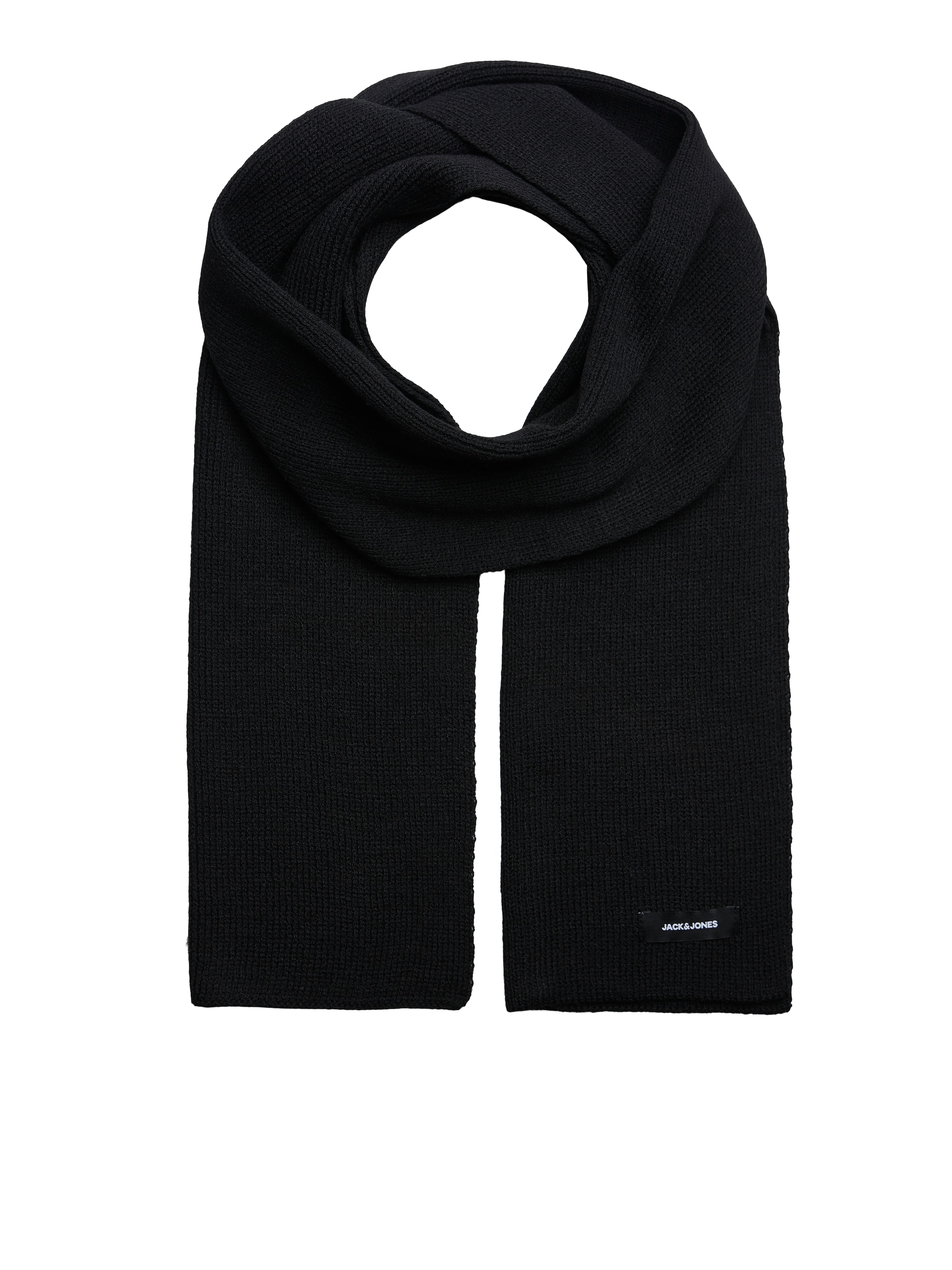 JACK & JONES Шарф 'JACDna' в Черный: спереди