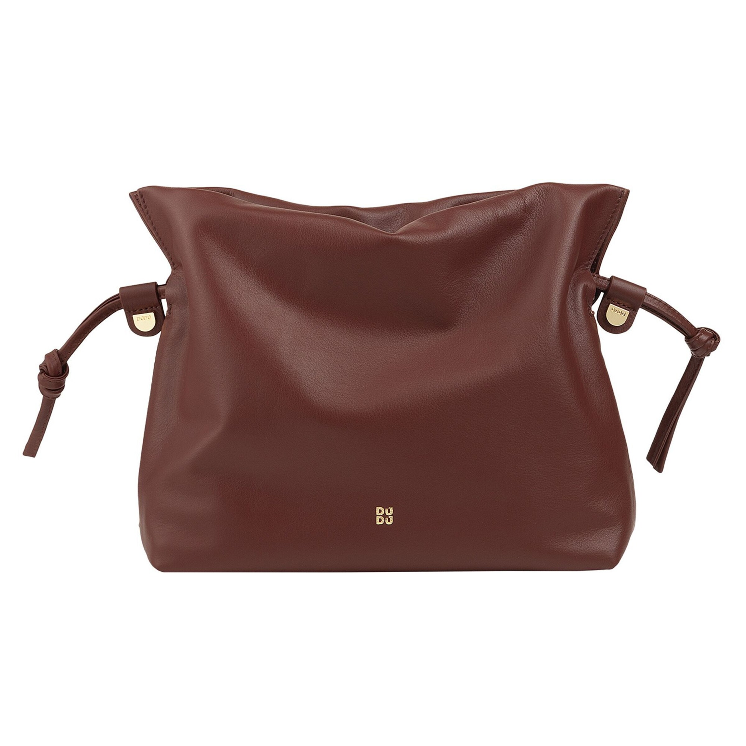 Sac à bandoulière DuDu en marron : devant
