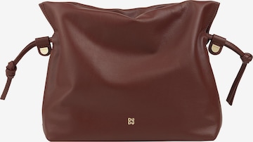 Sac à bandoulière DuDu en marron : devant