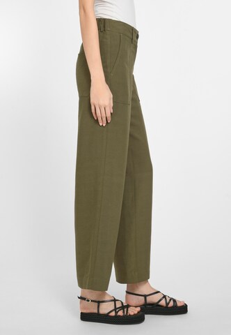 Peter Hahn Wide leg Broek in Groen