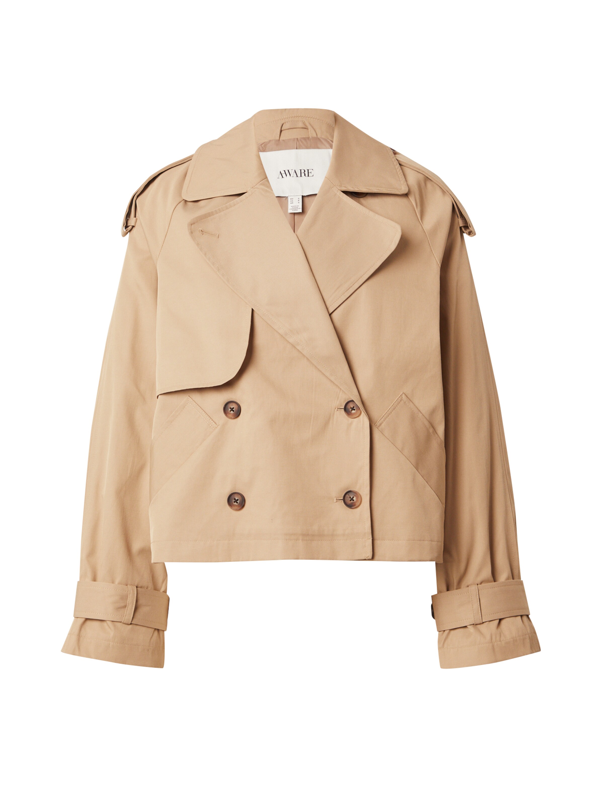 Aware Between-season jacket 'Jewel' in Beige: front