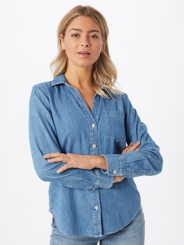 GAP Blouse 'ROSALIE' in Blauw: voorkant