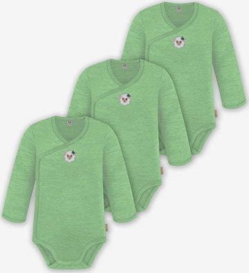 Barboteuse / body normani en vert : devant