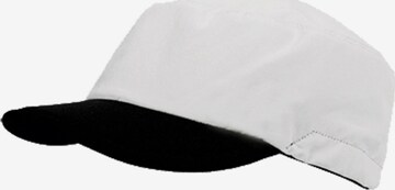 CAPO Cap 'Softtellercap, Neoprendach Reflexbügler, UV 50' in White: front