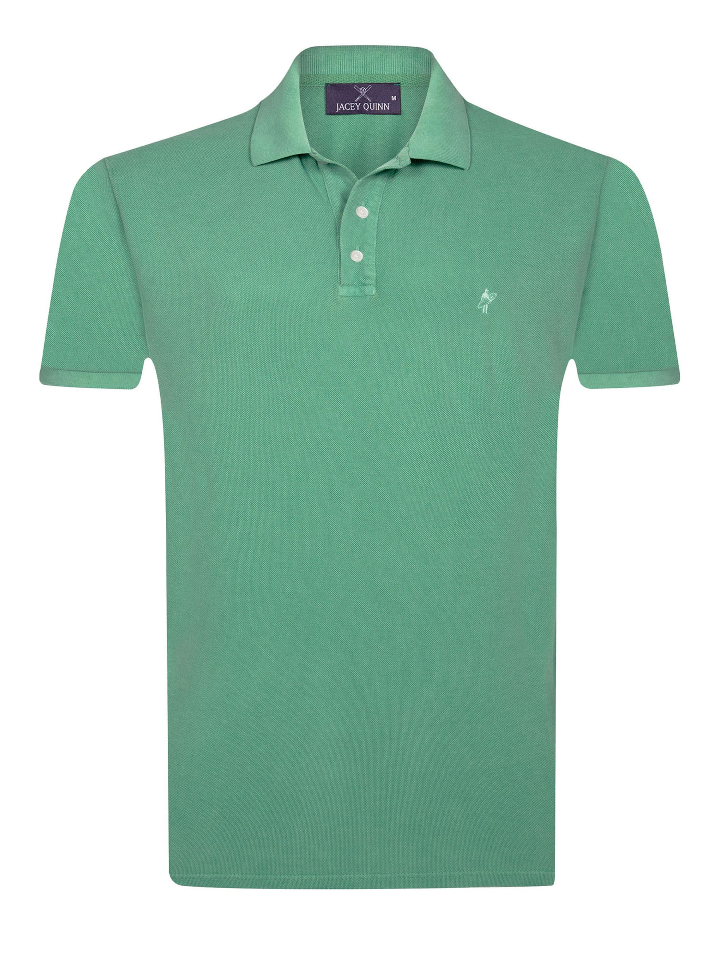 Jacey Quinn Тениска в зелено: отпред