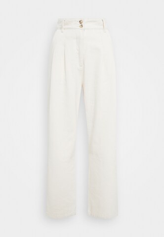 Wide Leg Jean à pince 'Ellis' EDITED en beige