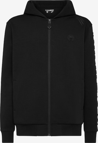 Plein Sport - Casaco em moletão em preto: frente