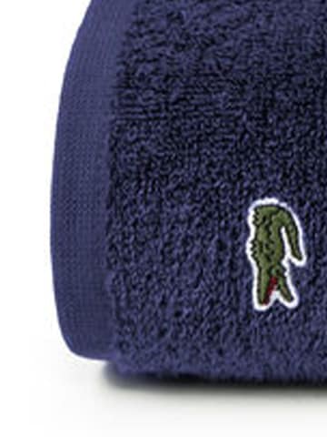 LACOSTE Handtuch 'LLECROCO'‌ in Blau