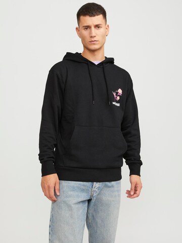 Felpa 'GAMES' di JACK & JONES in nero: frontale