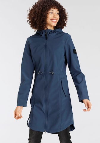 ALPENBLITZ Raincoat in Blue: front