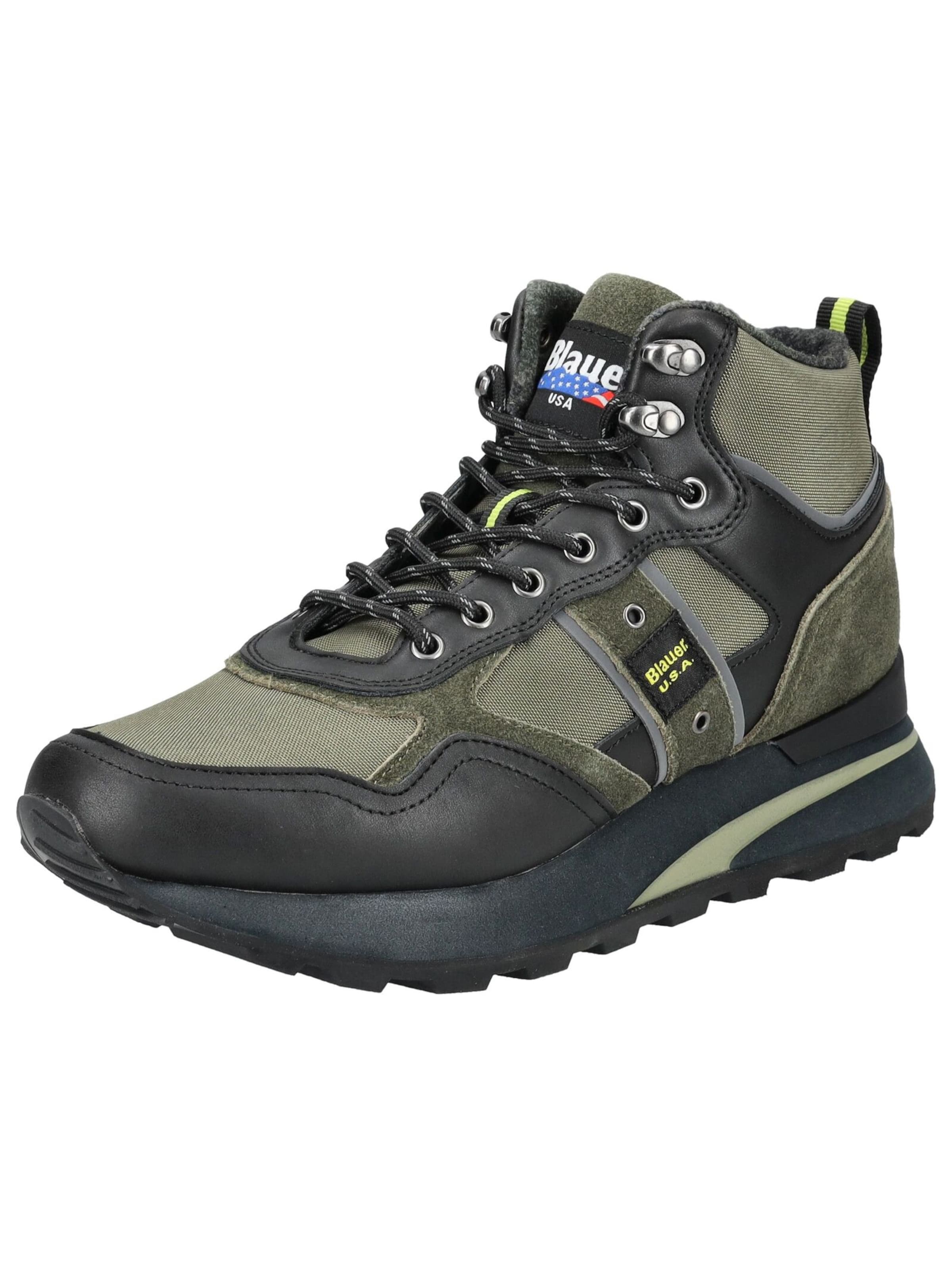 Blauer.USA High-top trainers in Green: front