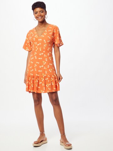 Trendyol Платье в Оранжевый: спереди