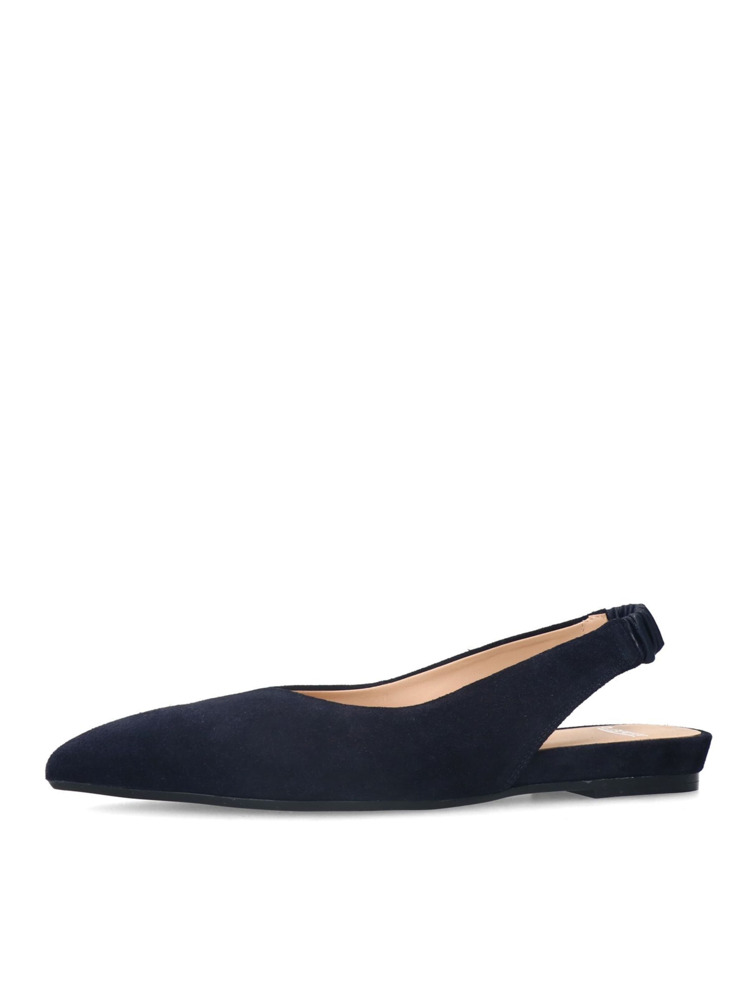 MANFIELD Instappers in Blauw: voorkant