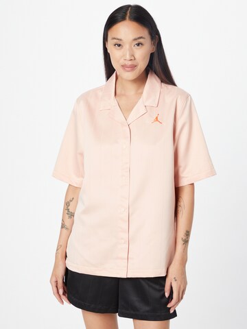 Jordan Blouse in Oranje: voorkant