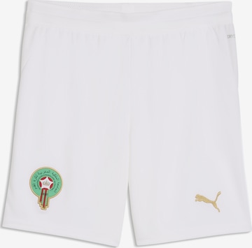 PUMA Regular Workout Pants 'Marokko' in White: front