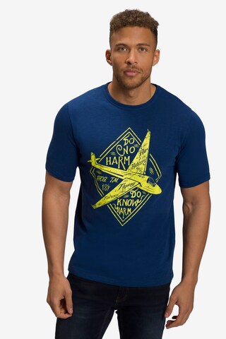 T-Shirt JP1880 en bleu : devant