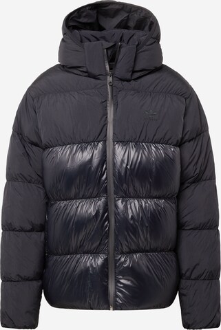 ADIDAS ORIGINALS Winter jacket 'Adicolor' in Black: front