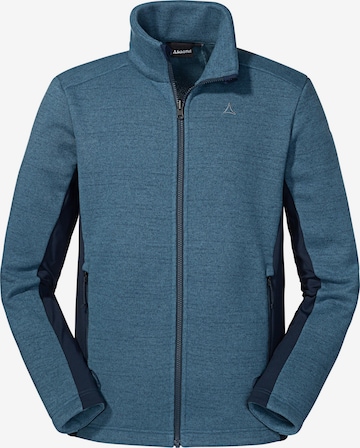 Schöffel Athletic Fleece Jacket in Blue: front
