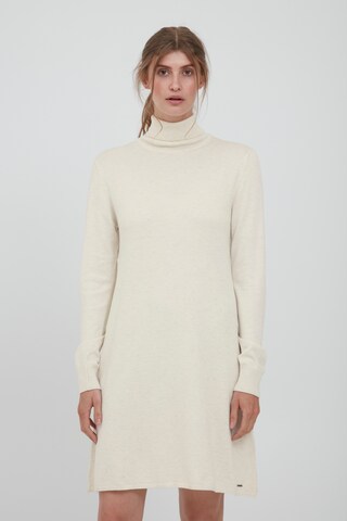 Oxmo Gebreide jurk 'Winala' in Beige: voorkant