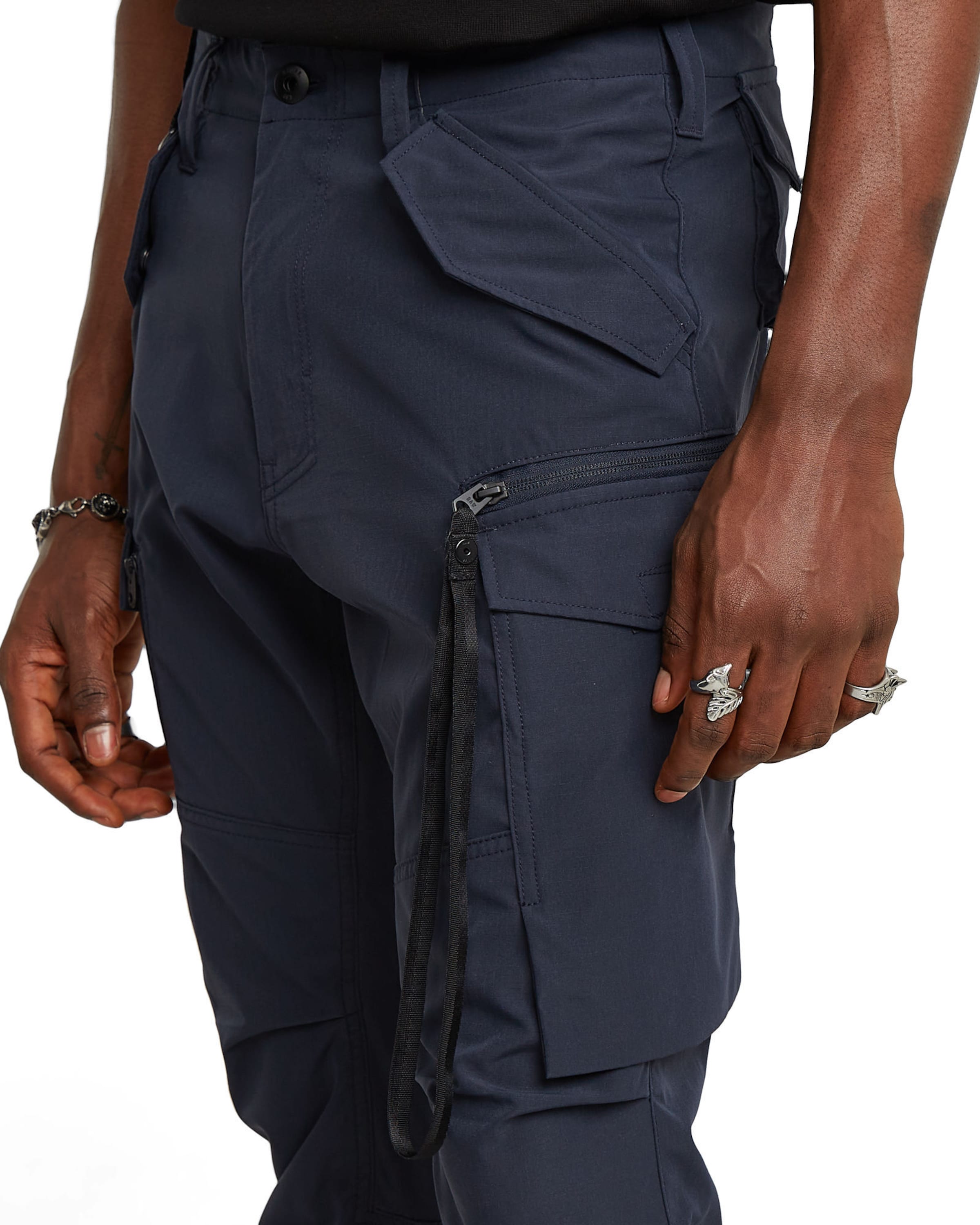 Skinny Pantalon cargo 'Toolbox' G-STAR en bleu
