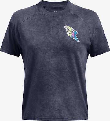 UNDER ARMOUR Functioneel shirt ' Run Anywhere  ' in Grijs: voorkant