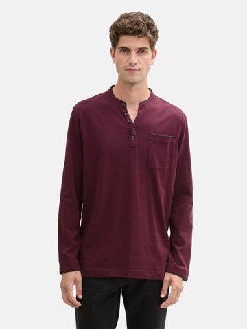 TOM TAILOR Shirt in Rood: voorkant