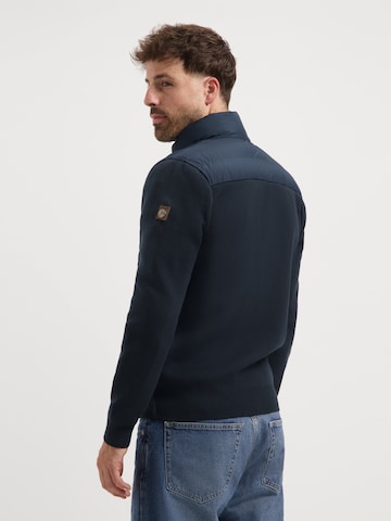 Travelin Gebreid vest 'Damian' in Blauw