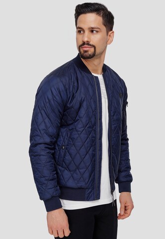 INDICODE JEANS Between-Season Jacket 'Novak' in Blue