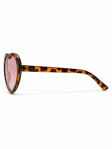 COLLEZIONE ALESSANDRO Sunglasses 'Heart' in Pink