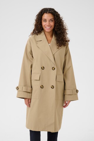 CULTURE Winterjas 'CUAugustina' in Beige: voorkant