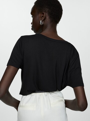 MANGO Shirt 'VISPI' in Black