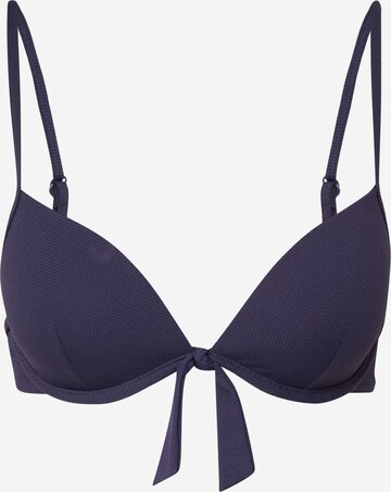 ESPRIT T-shirt Bikinitop in Blauw: voorkant