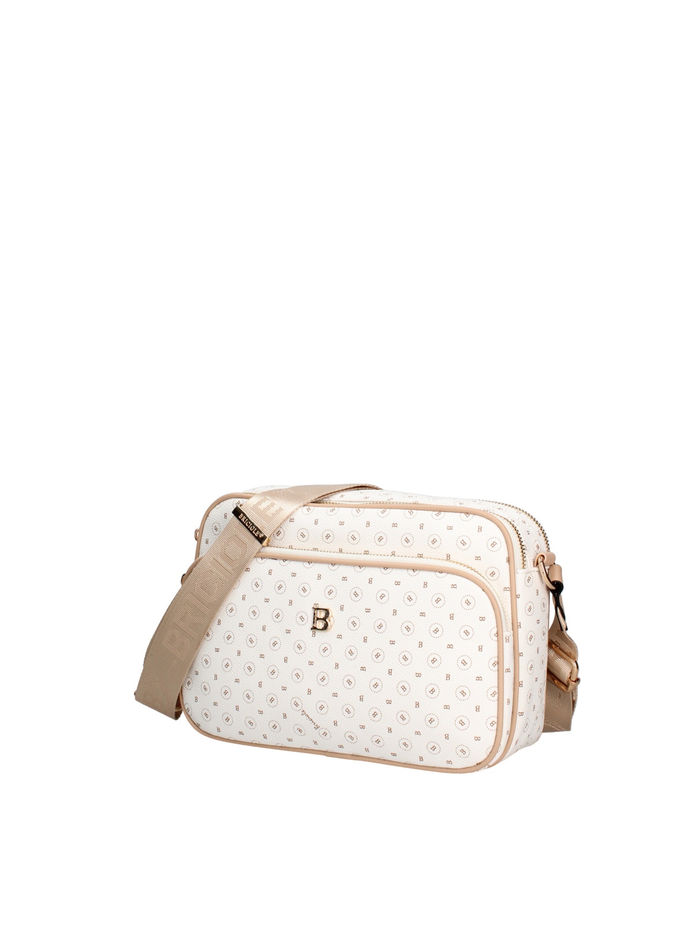 Briciole Shoulder Bag in White: front