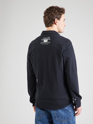 CAMP DAVID Regular Fit Hemd in Blau