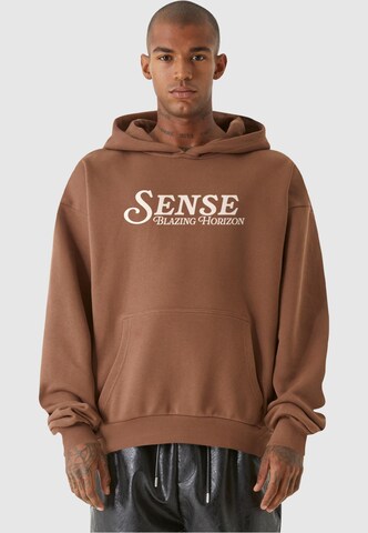 9N1M SENSE Sweatshirt 'Blazing Horizon' in Brown: front