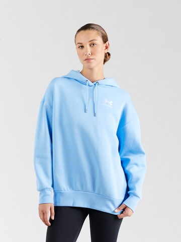 UNDER ARMOUR Bluzka sportowa 'Essential' w kolorze niebieski: przód