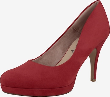 TAMARIS Pumps in Rood: voorkant