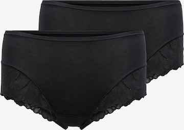 juoda Lindex Kelnaitės paaukštintu liemeniu: priekis