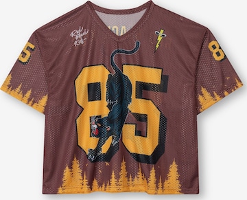 ruda The Rad Black Kids Marškinėliai 'Anniversary Jersey (Brown)': priekis