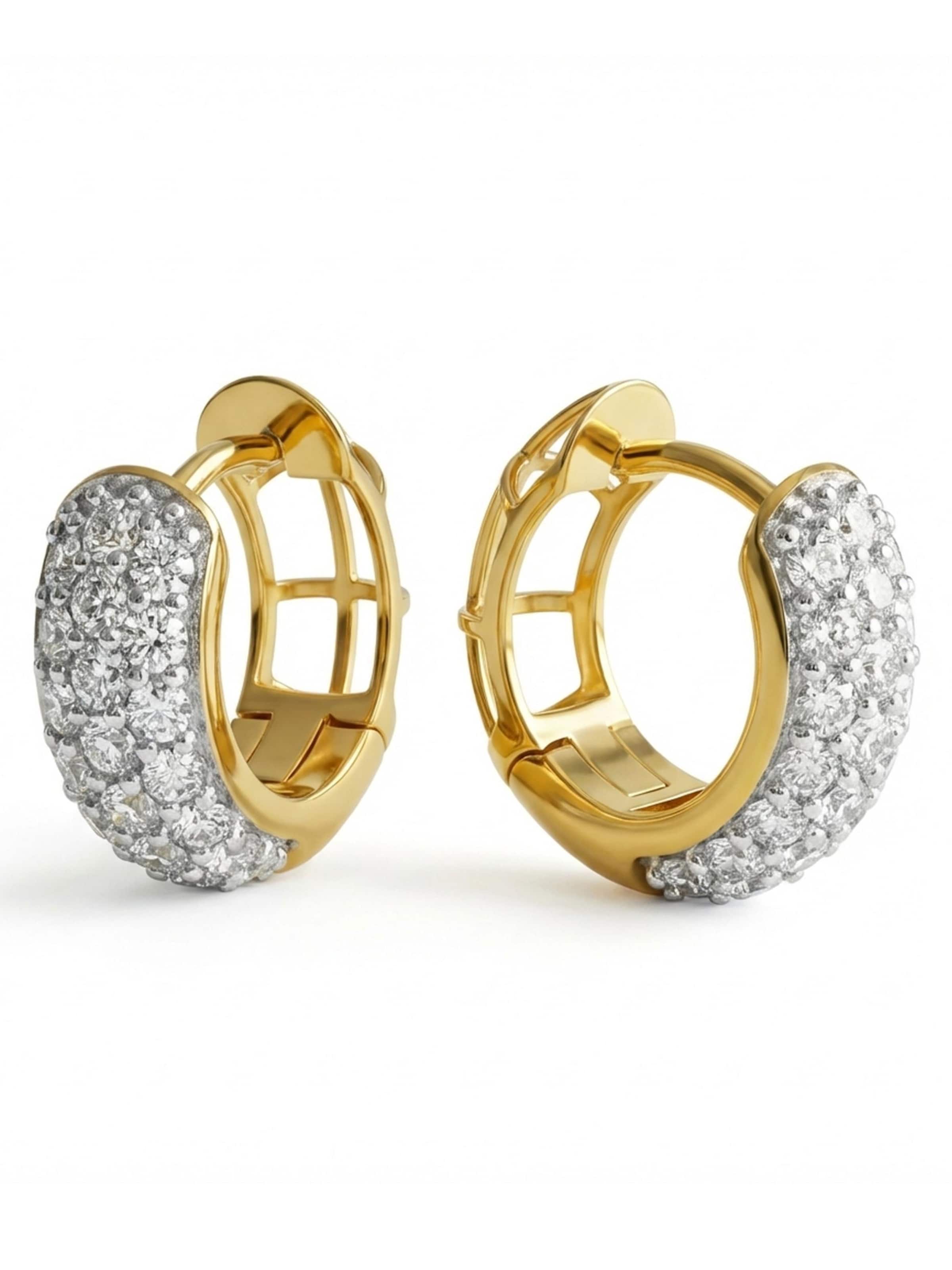 Kamiko Oorbellen 'GRACE' in Goud: voorkant